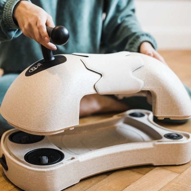 Jeździk pchacz 3w1 My First SCOOTANDRIDE - Rose